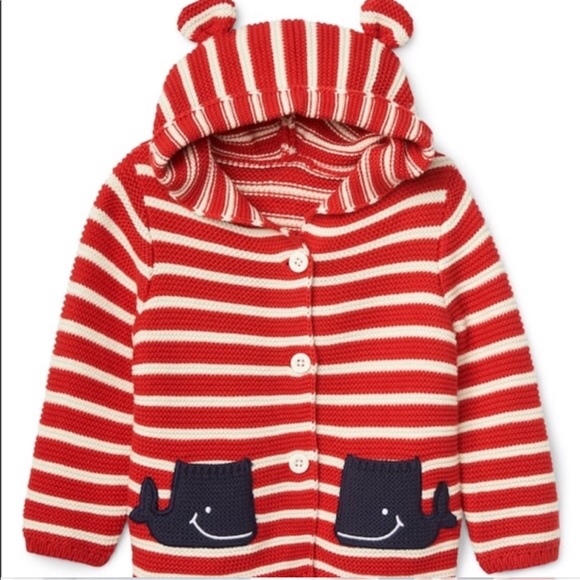 GAP Other - NWT Gap Garter Whale Cardigan 6-12 months